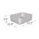 Meble Furniture 12.4'' Ceramic Rectangular Bathroom Sink with Overflow