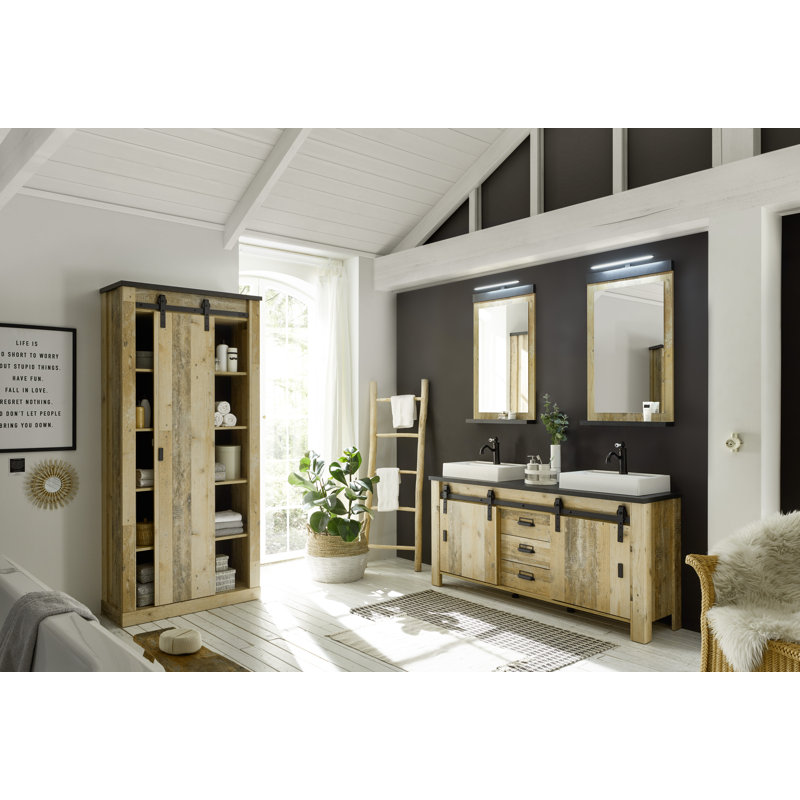 Jackeline Bathroom Suite, Light Wood