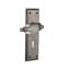 New York Plate with Decorative Keyhole and Privacy (Bed & Bath) with Parlour Lever-901077587-901077586