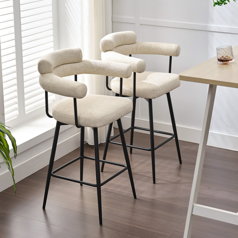Kiylan Swivel 26.7" Counter Stool (Set of 2)