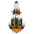 17 - Light Dimmable Tiered Chandelier