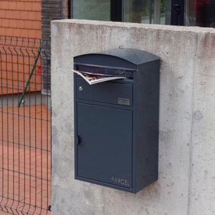Steel Package Drop with Newspaper Compartment