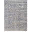 Wool Oriental Area Rug in Gray/Blue/Cream-1965966167
