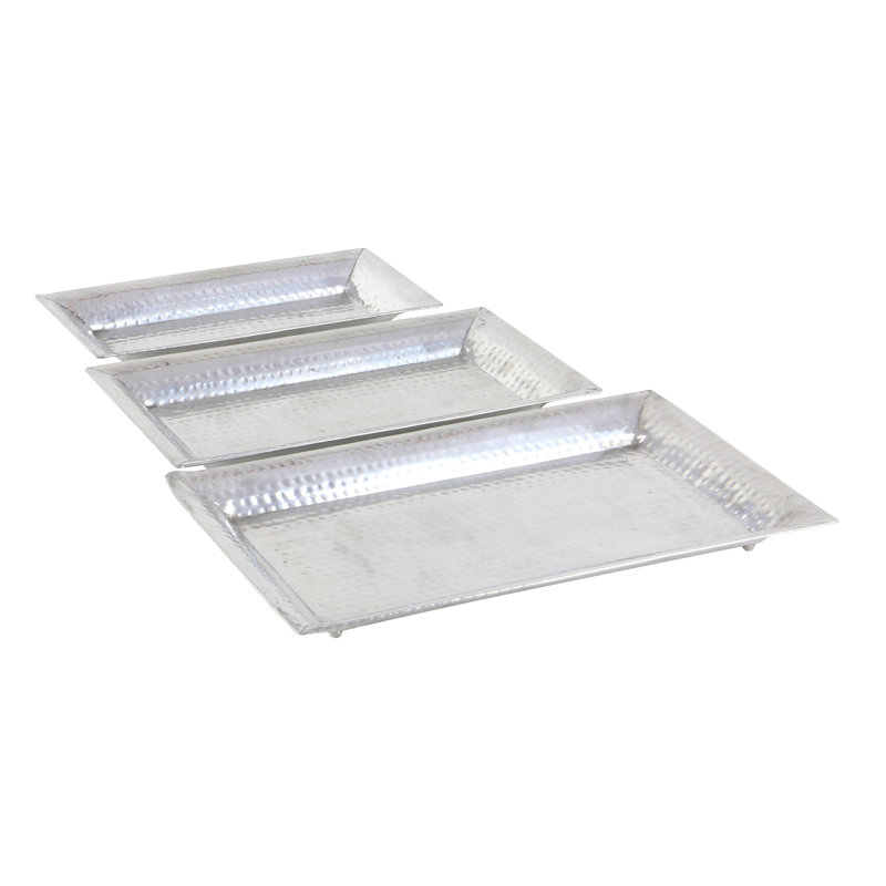 Ensemble de plateaux de service 3 pièces