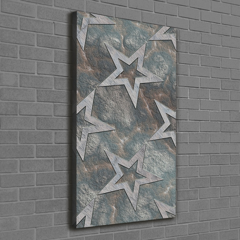Stone Stars - Wrapped Canvas Print