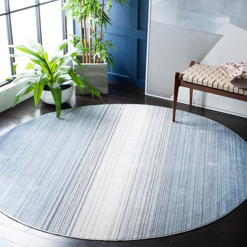 Sawicki Performance Ombre Rug, Round 6'7"