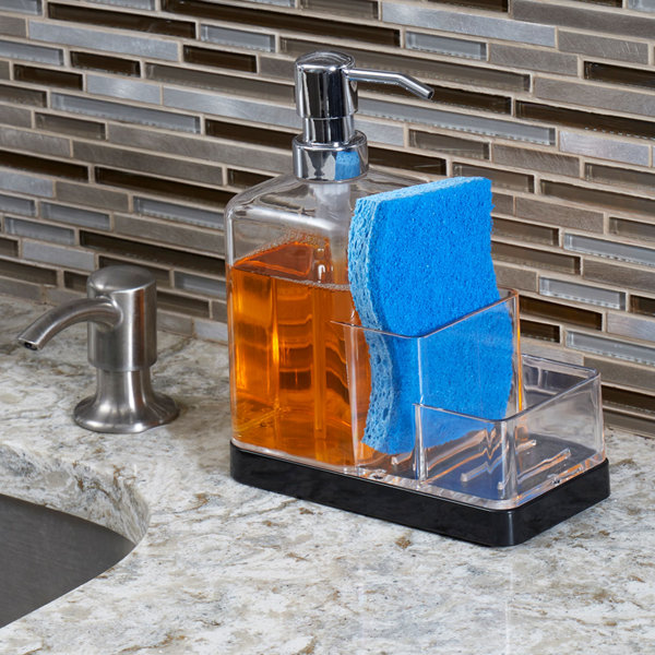 DIY Liquid Soap Dispenser, Basics Refillable Soap Dispenser with ABS Pump Dishwashing  Liquid Dispenser Kitchen Dish Soap Dispenser Kitchen