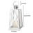 12'' H Stainless Steel Decorative Lantern (Silver)-692898943