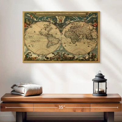Carte du monde Aliaz des années 1600