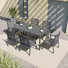 Ensemble de salle à manger 7 pièces pour terrasse 7 à 78 po