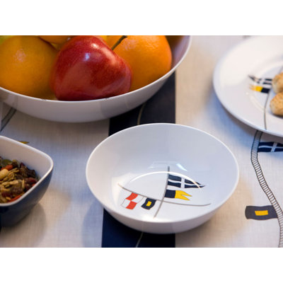Brinkerhoff 6 Piece Melamine Dining Bowl Set - Regata
