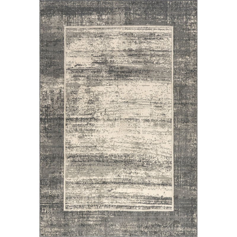 Trinden Vintage Bordered Area Rug, Rectangle 10' x 14'