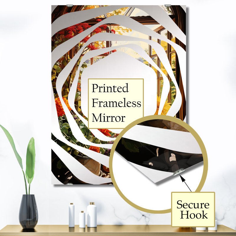 Loa - Miroir mural pour fenêtre, 40 po x 30 po