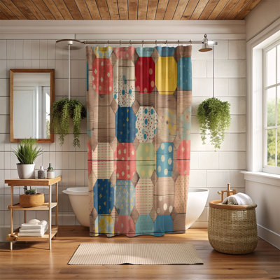 Patchwork Quilt - Premium Shower Curtain