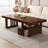 Modern simple rectangular coffee table living room-106325120