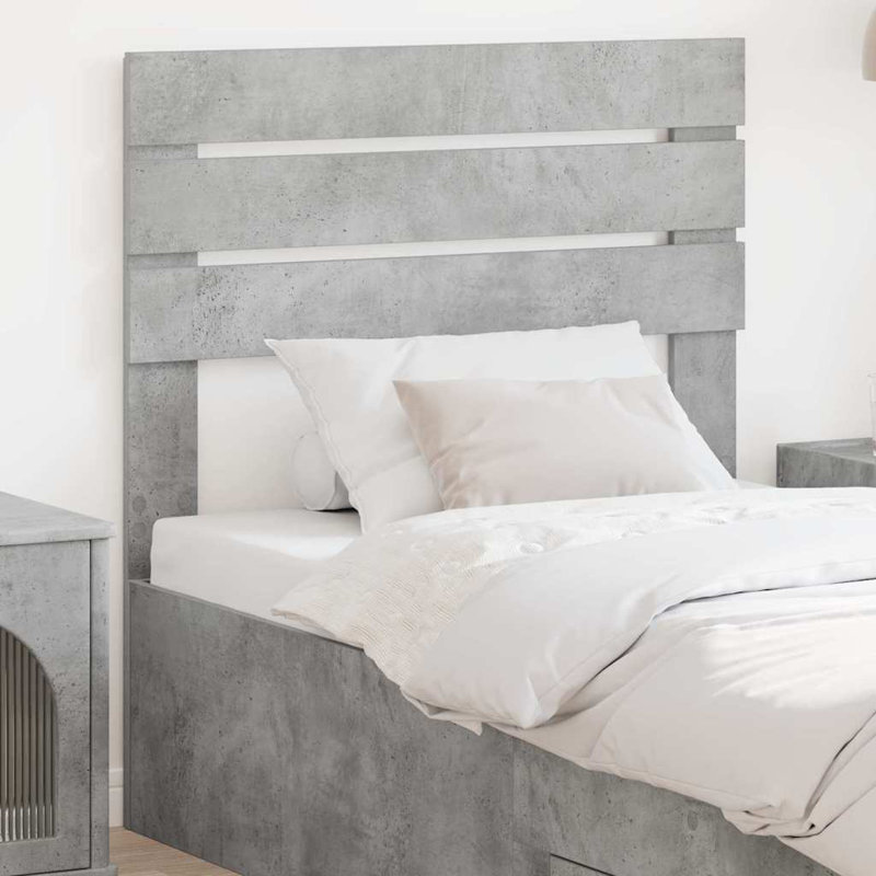 Headboard, European Toddler (80 x 160 cm), Concrete Grey