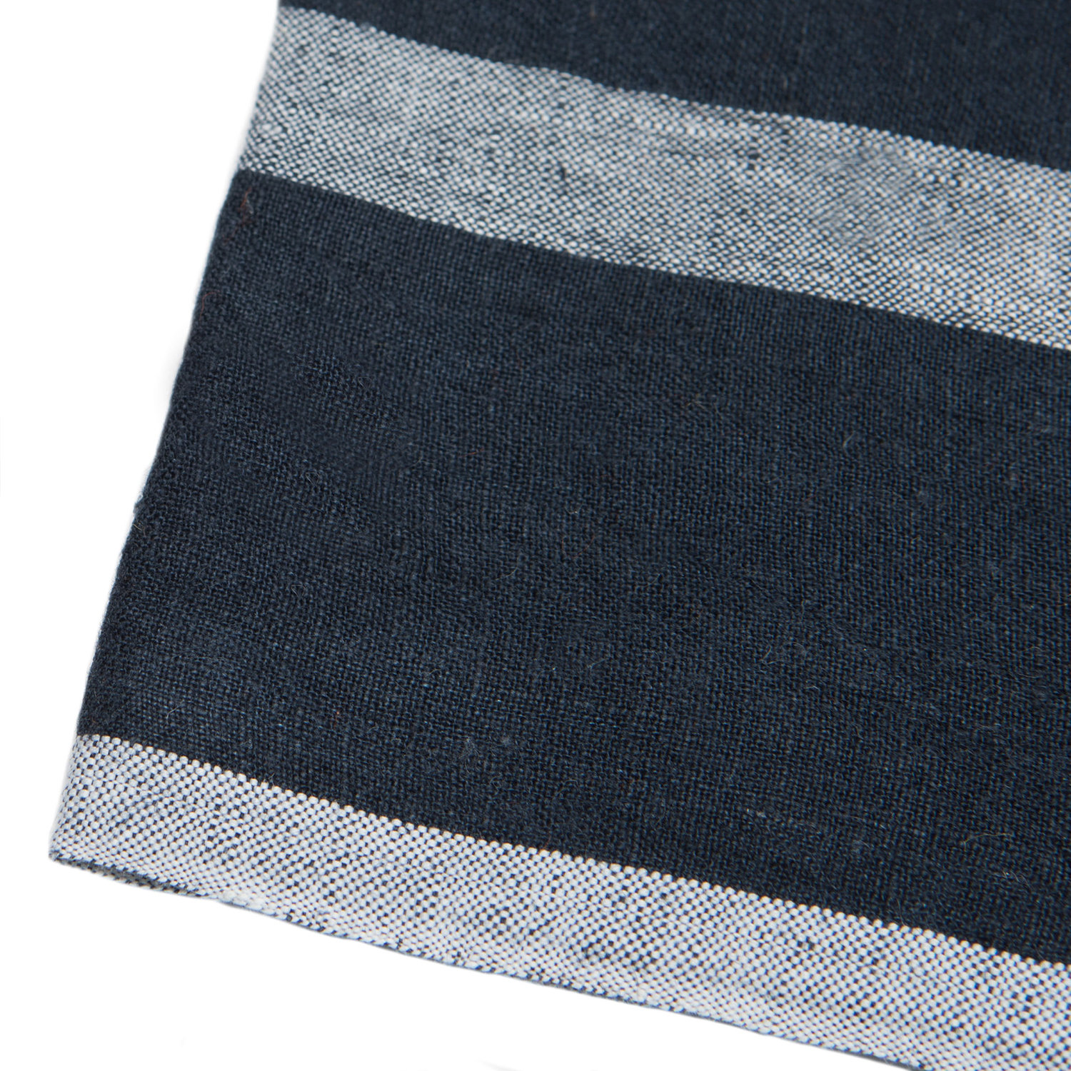 Stripe Tea Towel Kitchen Towel, Indigo/White