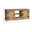 Recdo Unfinished TV Stand for TVs up to 50"
