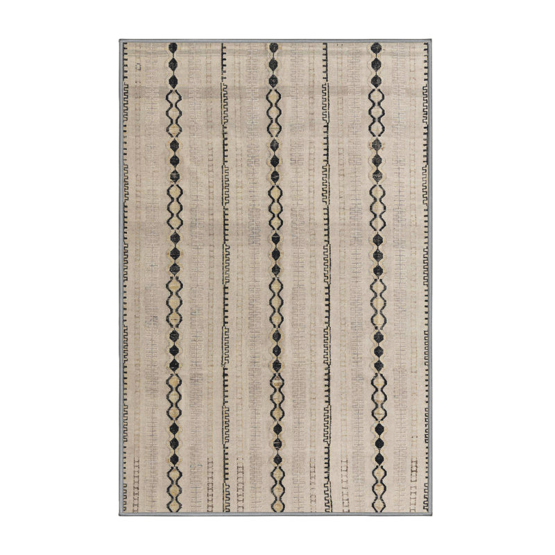 Abstract Indoor Rug, Rectangle 3' x 5'