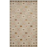 Kneiske Hand-Knotted Wool Green Area Rug