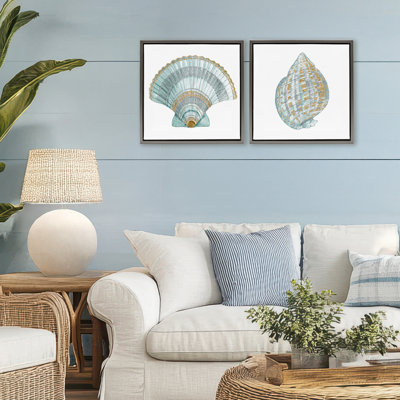 Regal Clam Shell Duo 2pc Floating Frame Set, design by Lorenzo Collective