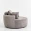 Fauteuil demi-tonneau en velours côtelé 55 po-1513527995