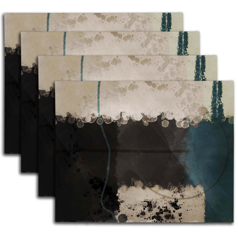 Napperon abstrait en polyester