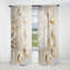 Symphonie I - rideau floral obscurcissant tulipe beige - 1 panneau-107826273