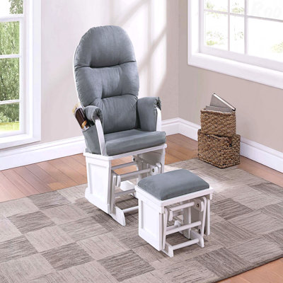 Fauteuil oscillant avec repose-pieds