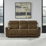 Cabrero 87'' Leather Power Reclining Sofa