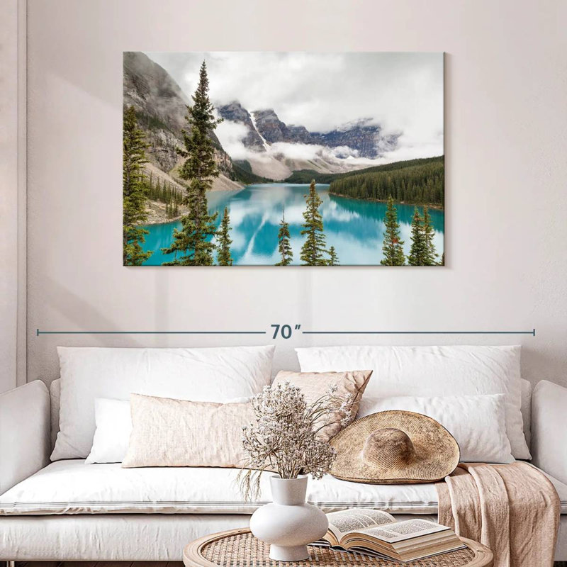 Alvord charmant lac Moraine, H 30 po x l 45 po