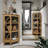 Wood Corner Bookcase 4 Shelf Corona | -776150855