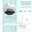 Chaise longue sur roulettes Outsunny