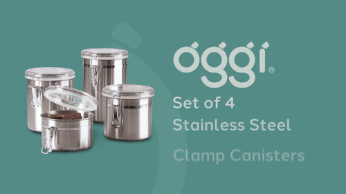 OGGI Fresh 4 Piece Kitchen Canister Set & Reviews