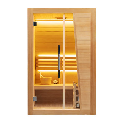Vidalux Klassikko Traditional Steam Sauna in Hemlock