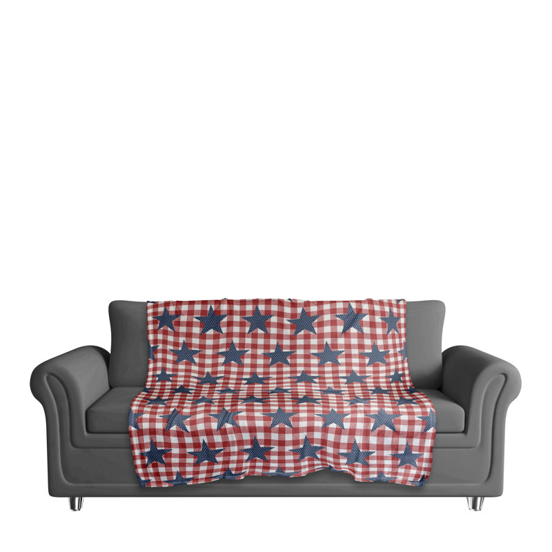 Stars Hand Woven Throw Blanket