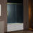 Frameless Single Sliding Shower Doors, 56-60" W X 62" H With 5/16" Clear Tempered Glass And Explosion-Proof Film-102630229