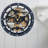 Desk wooden Clock Round 10 inches with Real Moving Gears (Transformable into a Wall Clock - detachable base) Canada Collection-1049897923