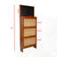 Armoire à chaussures en rotin