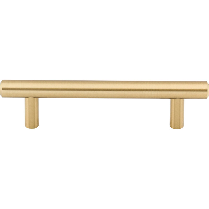 Honey Bronze Modern Bar Pull with Mounting Hardware