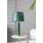 Crocodile Textured Faux Leather Table Lamp - Green