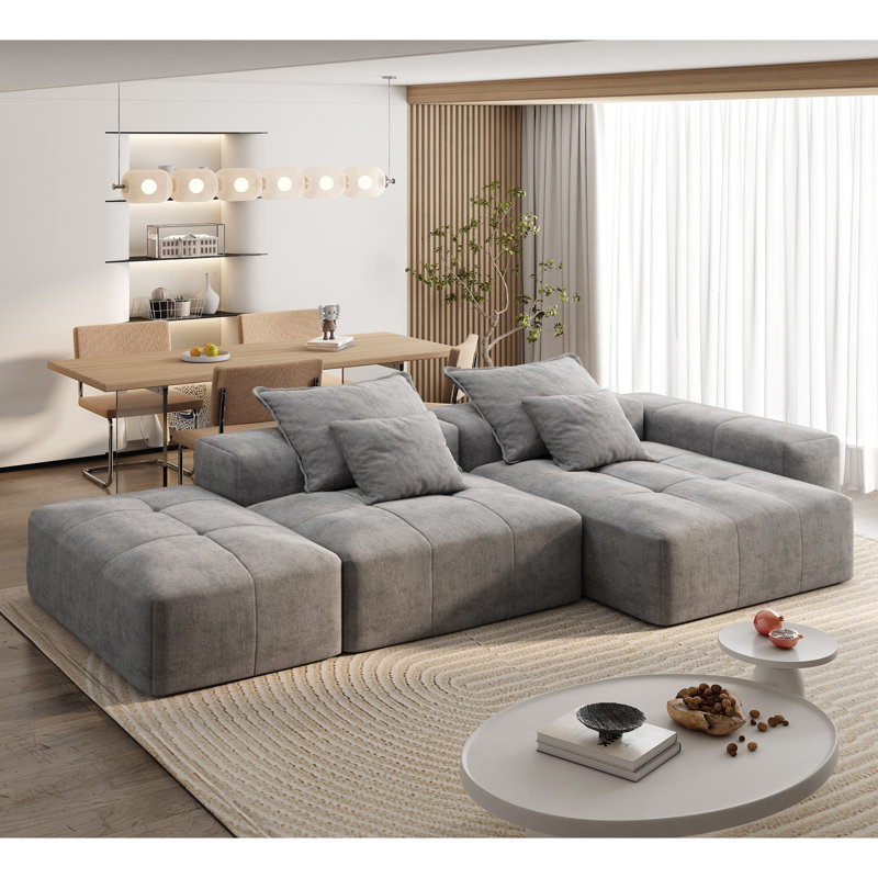 Canapé modulaire surdimensionné Modern, Gris
