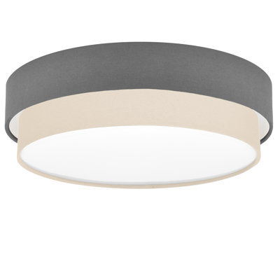 Avory Fabric Flush Mount