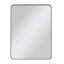 Miroir de salle de bain 30 po x 40 po avec cadre en métal noir rectangulaire - salon, brouillard d'ornement mural de chambre à coucher, technologie avancée de cachetage - preuve, fabrication-1476103548
