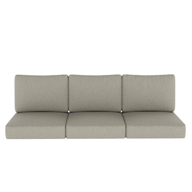Sunbrella® Outdoor Sofa Seat / Back Cushion, Spectrum Dove Sunbrella® Plainweave