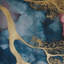 Exploration des profondeurs de la géode rose I - Rideau en velours moderne - obscurcissant - 1 panneau-107831362