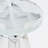Anika Glass Top Pedestal End Table