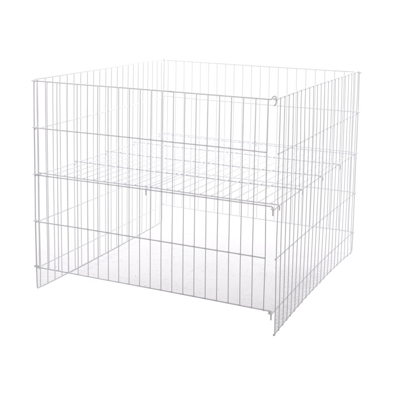 Panier d’économie de grille/métallique, Blanc