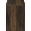 Table de chevet foncé en pin avec 2 tiroirs, charge en A et C, éclairage à détecteur de mouvement. Garde les articles de chevet soigneusement rangés dans le grain du bois du tiroir, prise intégrée, ajout pratique à toute chambre à coucher