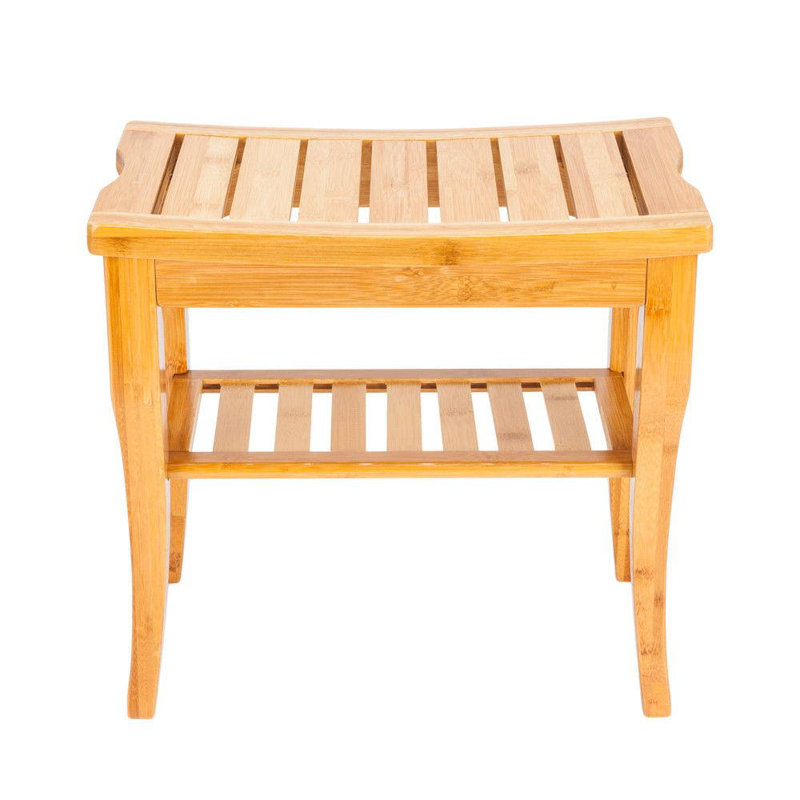 Banc de douche en bambou de l 17,52 po Orianna
